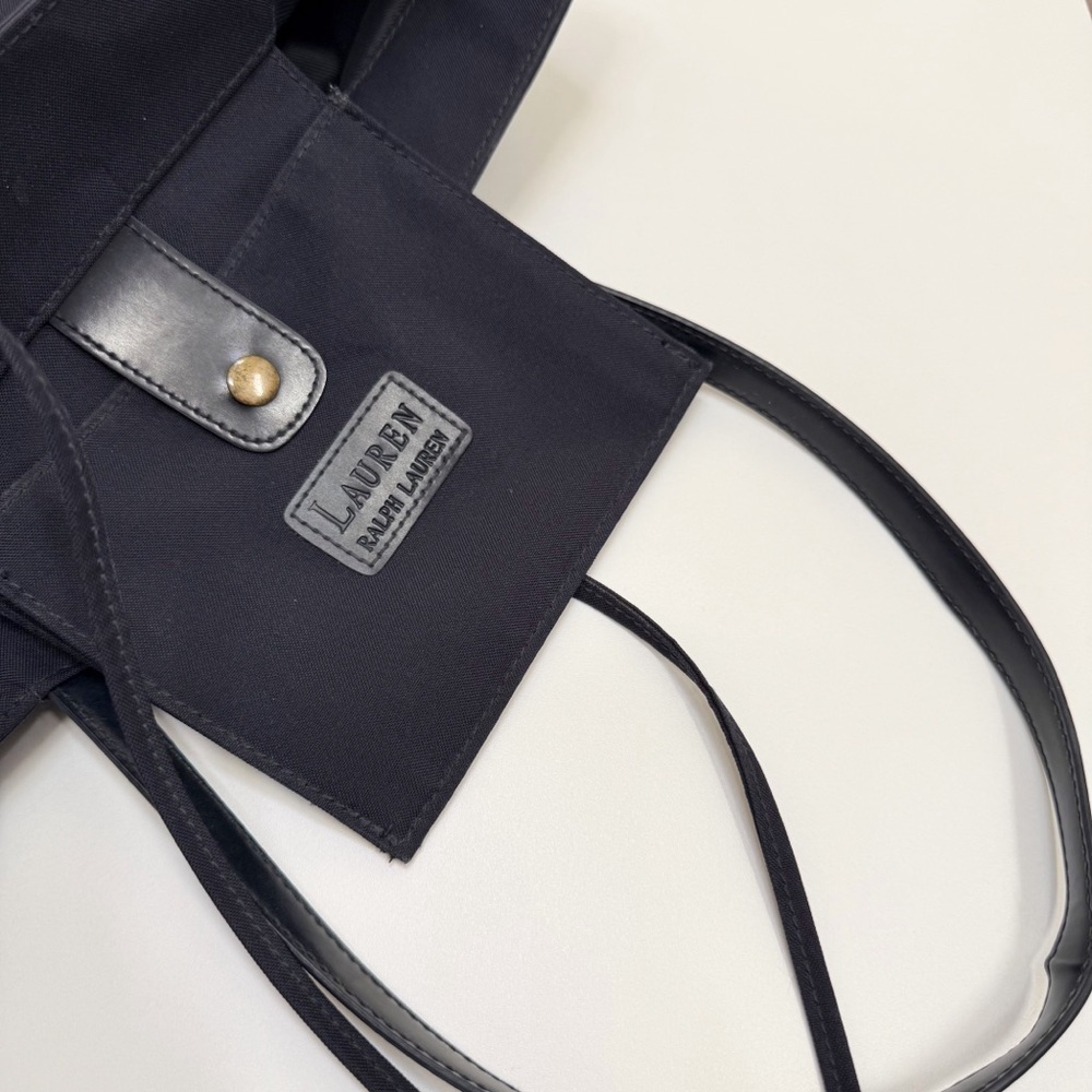 Ralph Lauren Dark Navy Blue Women’s Tote Bag with Blue Logo - Picture 5 of 8